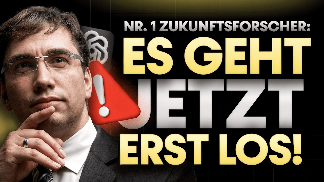 Zukunftsforscher WARNT: GPT-5 ist NICHTS zu dem, was jetzt KOMMT! (AGI & Das Ende der Arbeit)