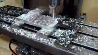 High feed machining by homemade CNC