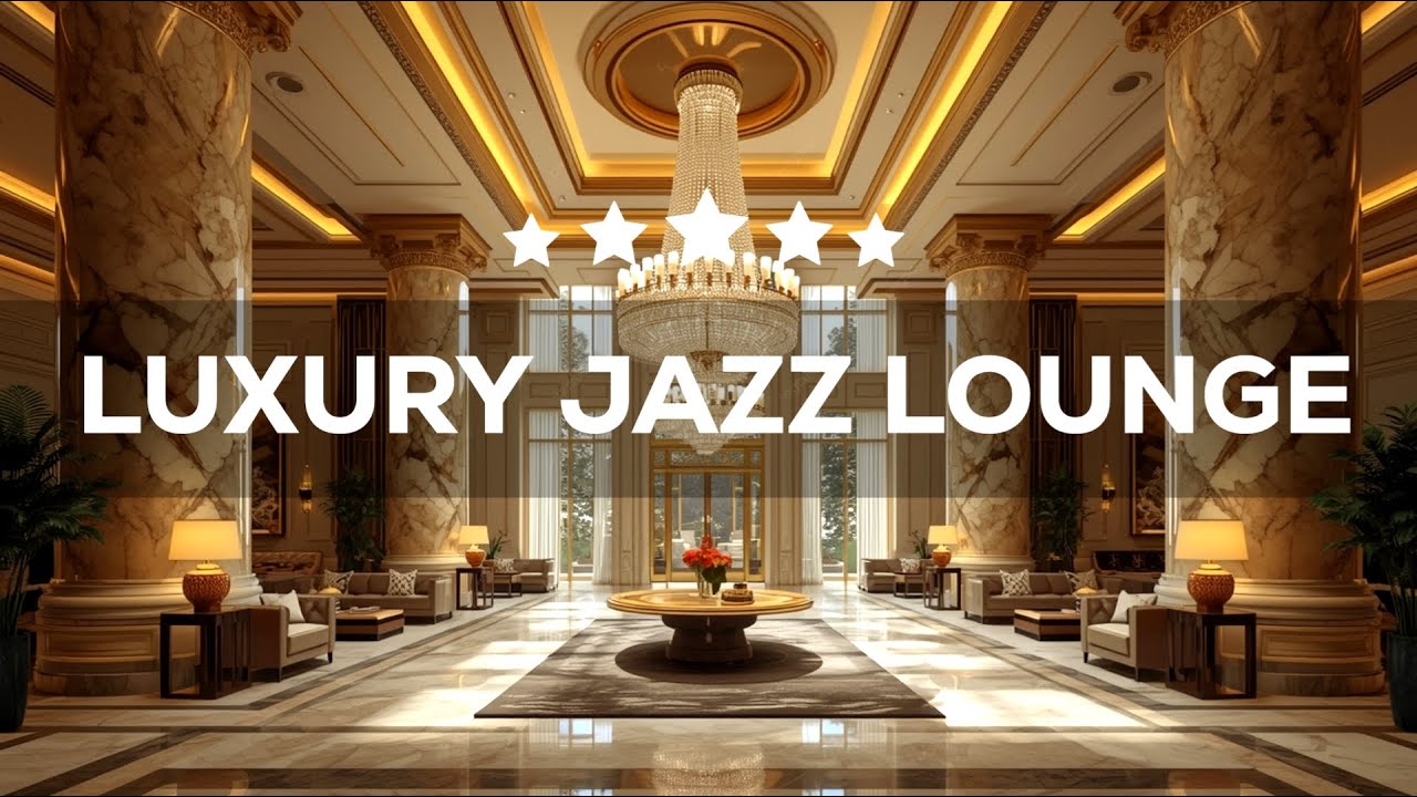 Luxury Hotel Lounge Music – Relaxing Jazz Saxophone Instrumental & Soft Background Music