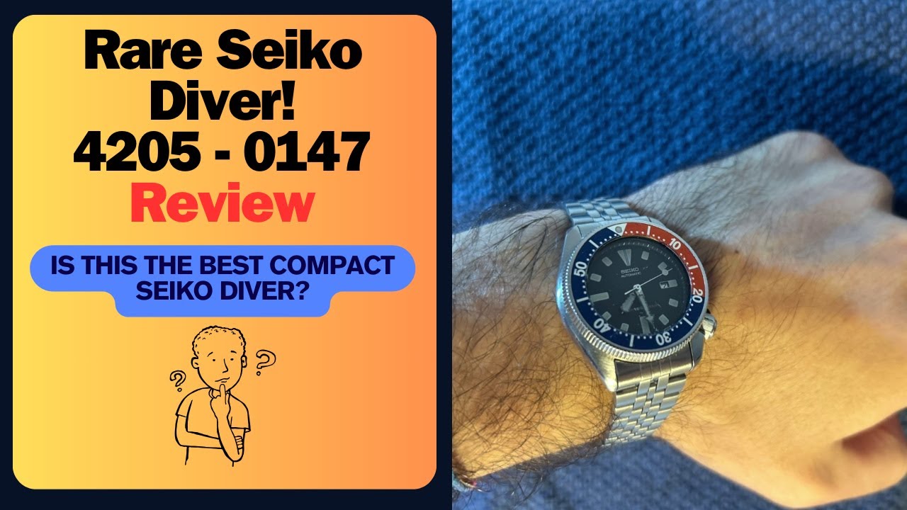 Seiko 4205-0147 | The Forgotten 34mm Vintage Diver? - YouTube