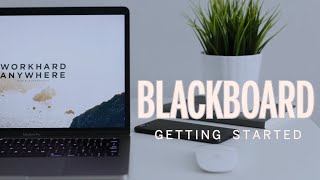 Blackboard: Getting Started