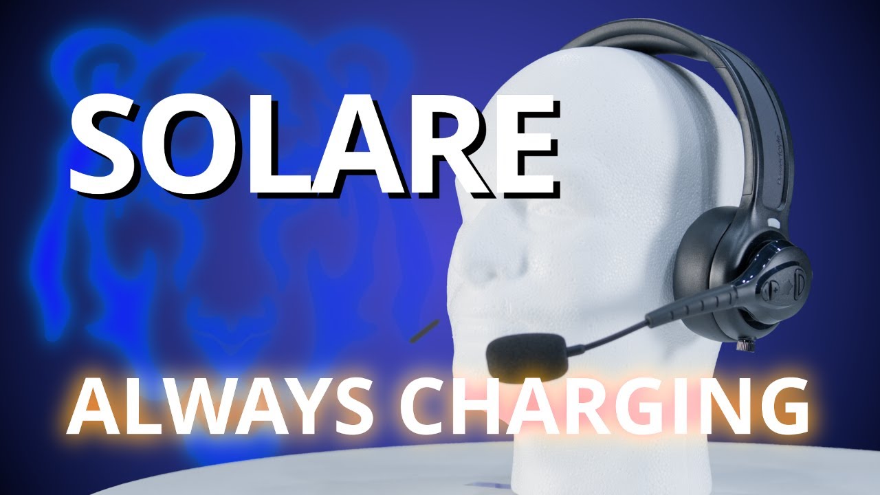 Blue Tiger Solare - The World's First Self-Charging, Bluetooth Headset!