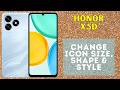 Customize Icons on Honor X5D | Change Icon Size, Shape & Style