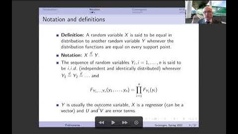 Preliminaries   for Applied Microeconometrics