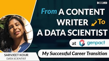 From A Content Writer To A Data Scientist At Genpact | My Success Story | Board Infinity