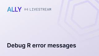 Debug R error messages