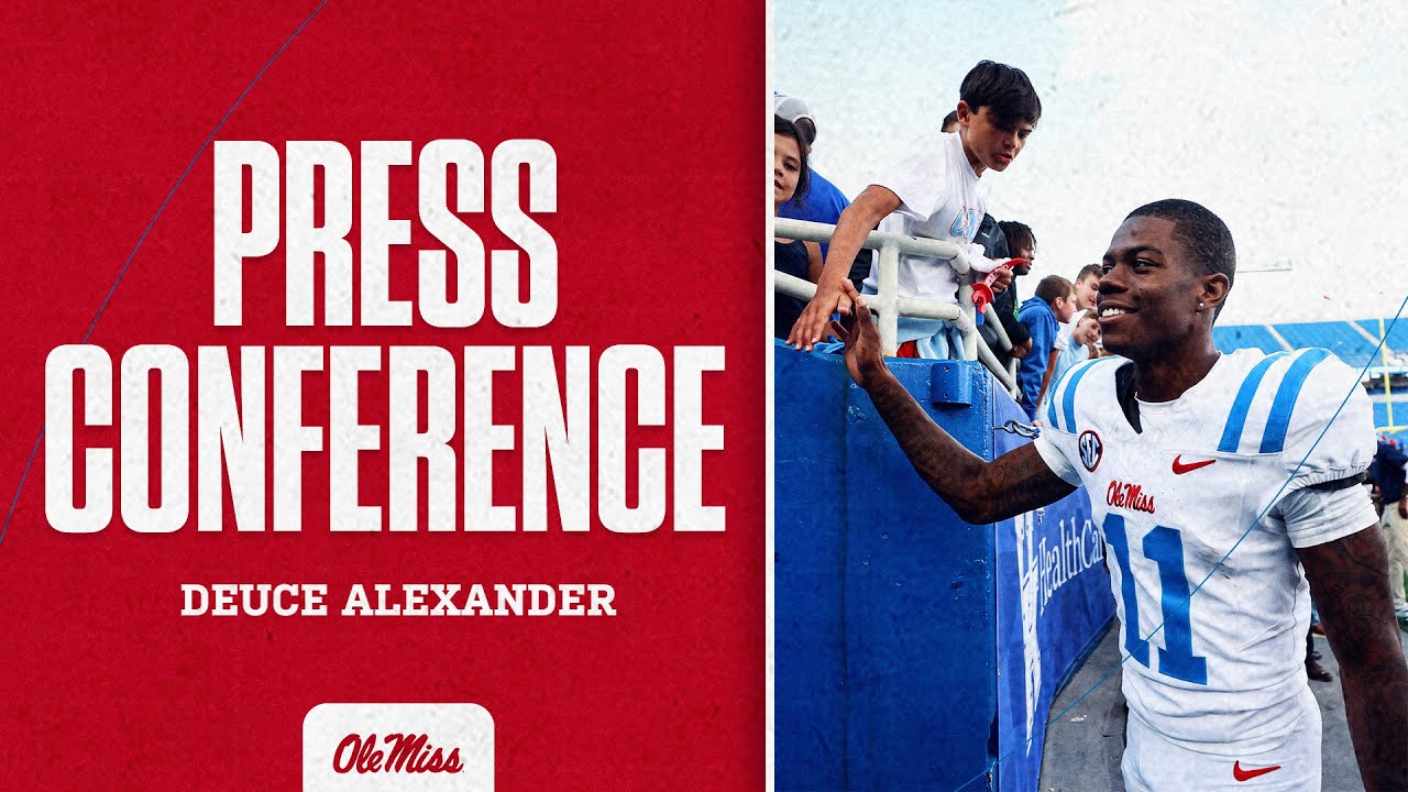 PRESSER | Deuce Alexander - Week 3 vs. Arkansas (09-09-25)