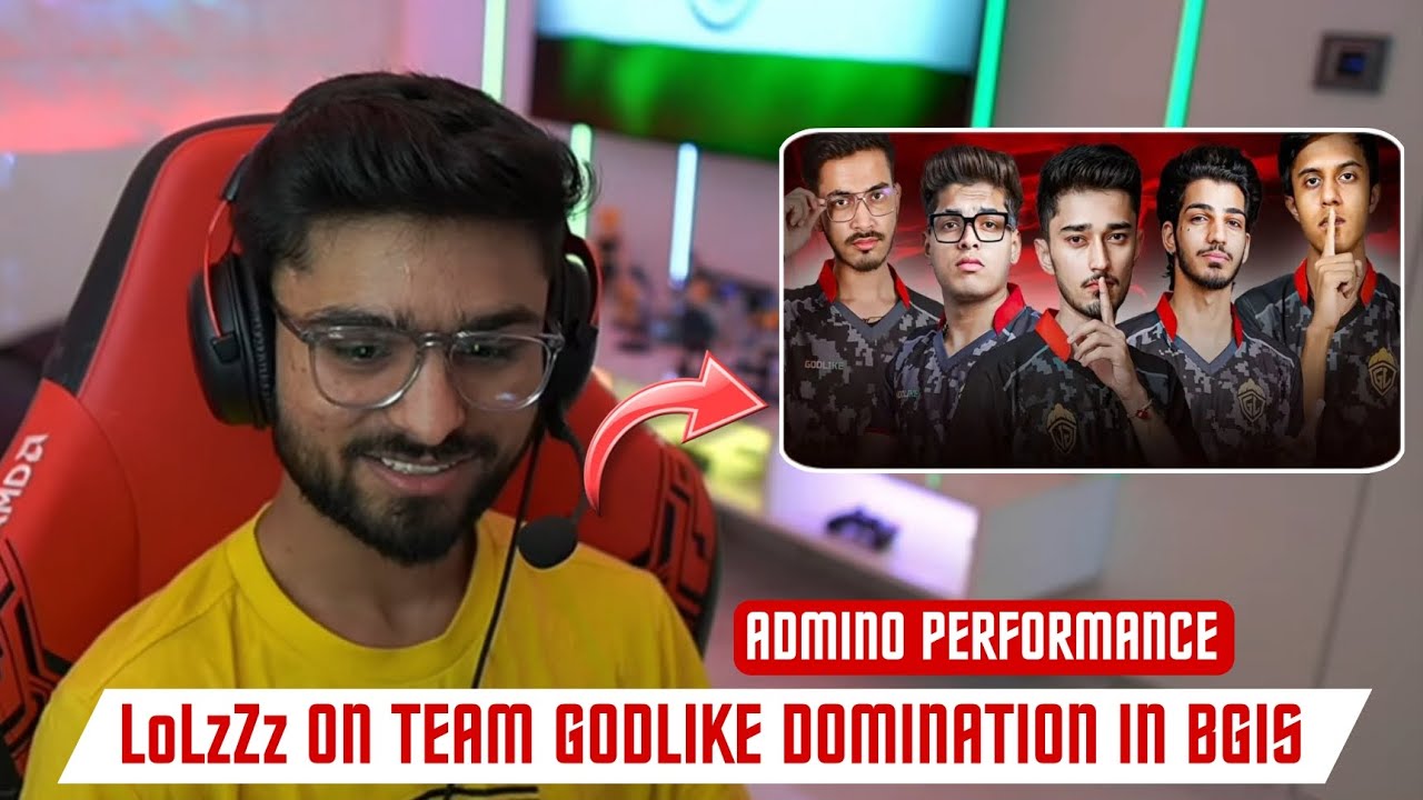LOLZZZ On Team Godlike Domination In BGIS | Admino Performance In BGIS ...