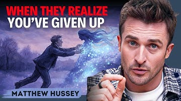 When An Avoidant Realizes You’ve Given Up: The 5 Stages of Panic || Matthew Hussey || Avoidants