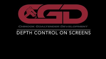 NHL Goalie Video Analysis: Depth control during screens