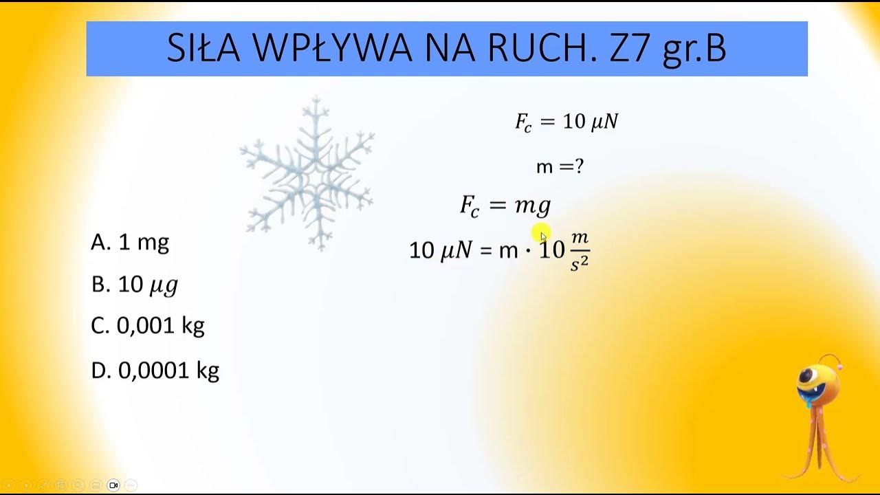 Sprawdzian Fizyka Kl 7 Dział Siła Wplywa Na Ruch www.youtube.com
