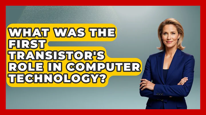 What Was The First Transistor's Role In Computer Technology? - Firsts of the World