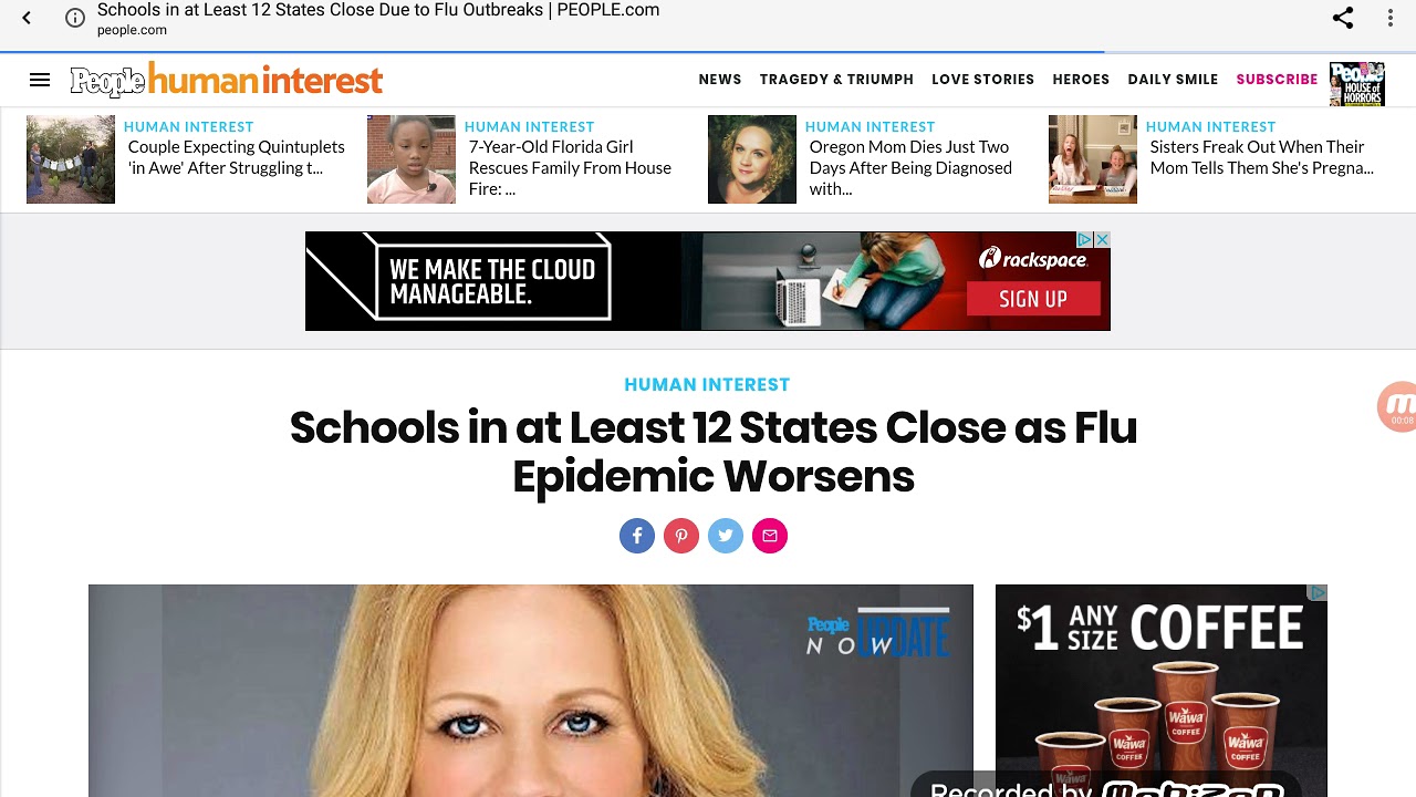 Schools Closed In 12 States Due To Flu Outbreak - YouTube