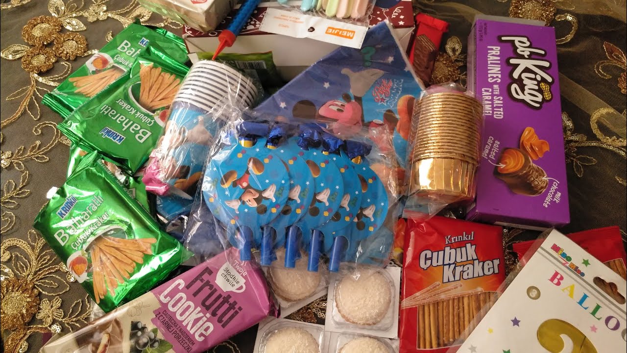 مشتريات عيد ميلاد إبني مع ذكر الأثمنة