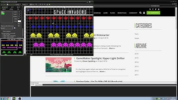 SPACE INVADERS ATTEMPT #1 | GAME MAKER