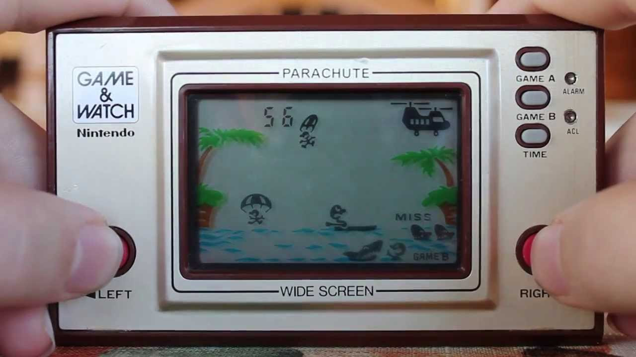 任天堂　Game & Watch　Parachute　Nintendo Nintendo Game & Watch: Parachute (Wide Screen) MAME Gameplay - YouTube