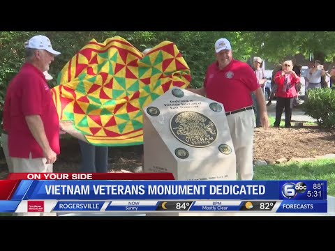Video Vietnam Veteran Monument dedicated in World's Fair Park - youtube