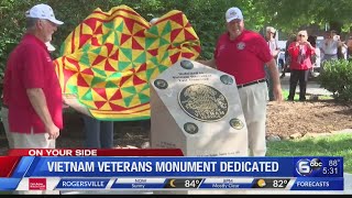 Vietnam Veteran Monument dedicated in World's Fair Park