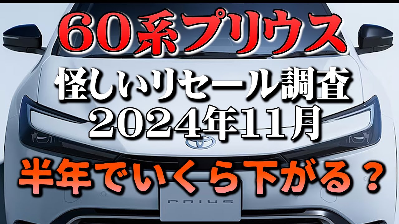 How much will the value drop in six months? [60 Prius: Suspicious