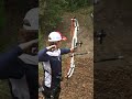 Four targets between Mathias Fullerton and a world title. 🎯🏆 #FieldArchery #shorts