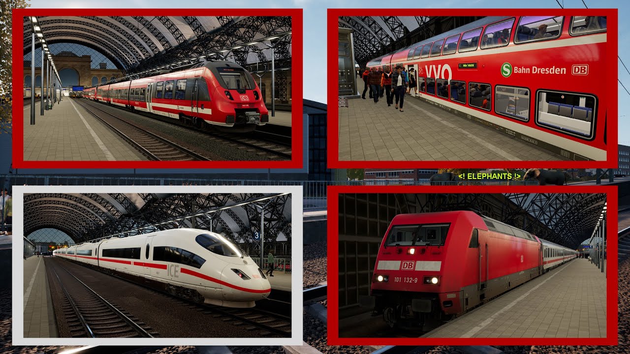 Train Sim World 2 - Rush Hour | Nahverkehr Dresden trainspotting - Dresden Hauptbahnhof