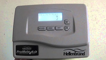 How to Manually Regenerate a ProMate 6 Valve