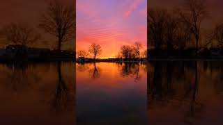 1-2-3...Happy Weekend #sunrise #frankfrosario #sunset #flame #reflection #NewJersey #fire #landscape