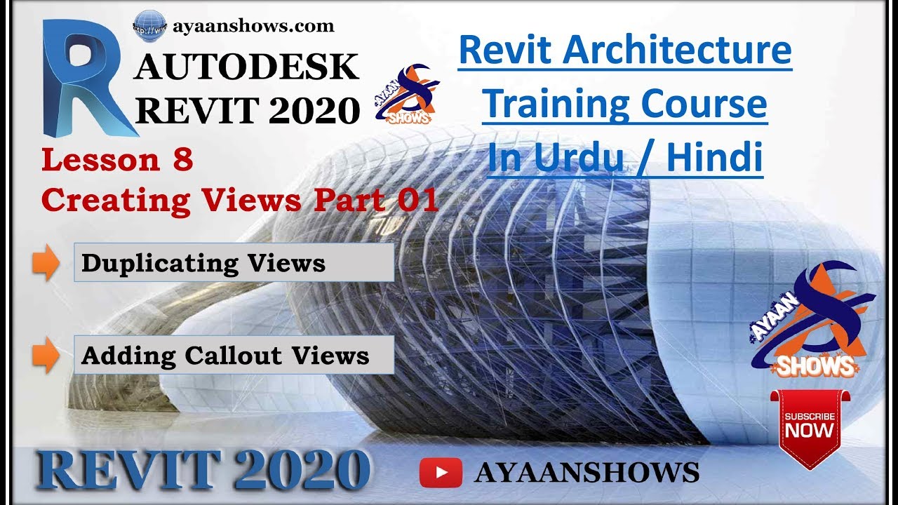 Revit 2020 || Lesson 08 || Duplicating Views || Adding Callout Views || Part 01 || In Urdu Hindi
