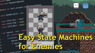 Spriting and Coding Enemies with a simple State Machine