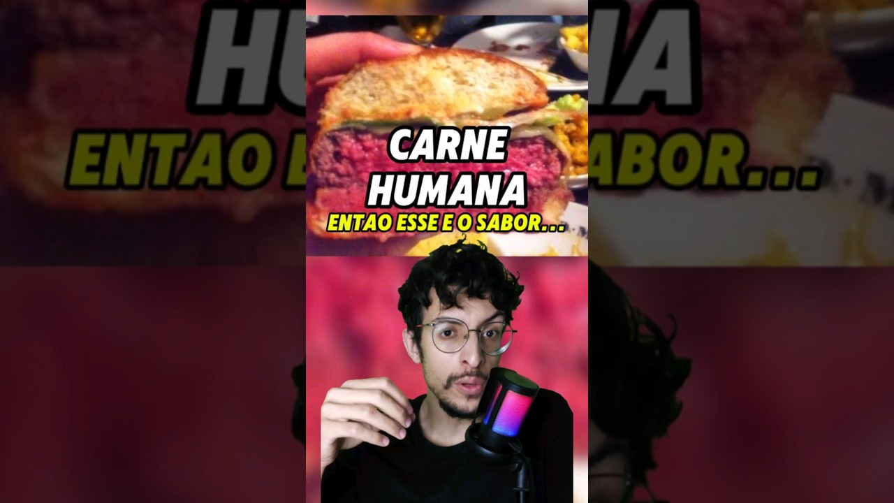 🍕 Ele Respondeu Qual é o Sabor da Carne Humana... ⭕️ #curiosidades #shorts