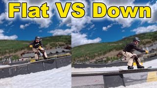 The Difference Between A Flat And Down Rail