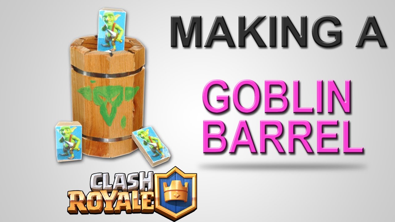 Make A REAL LIFE Goblin Barrel Clash Royale DIY Tutorial Guide