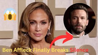 Ben Affleck Finally Breaks Silence on Jennifer Lopez Divorce The REAL Reason They Split!