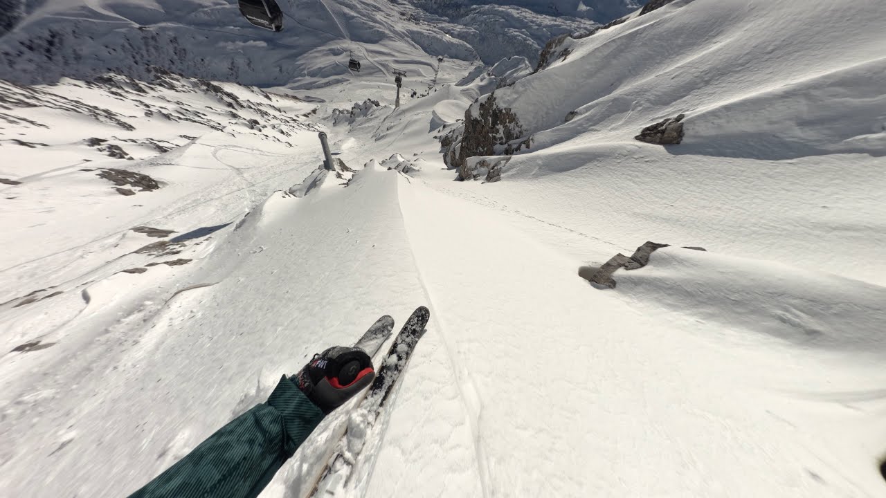 POV Freeride Skiing Vorarlberg/Austria