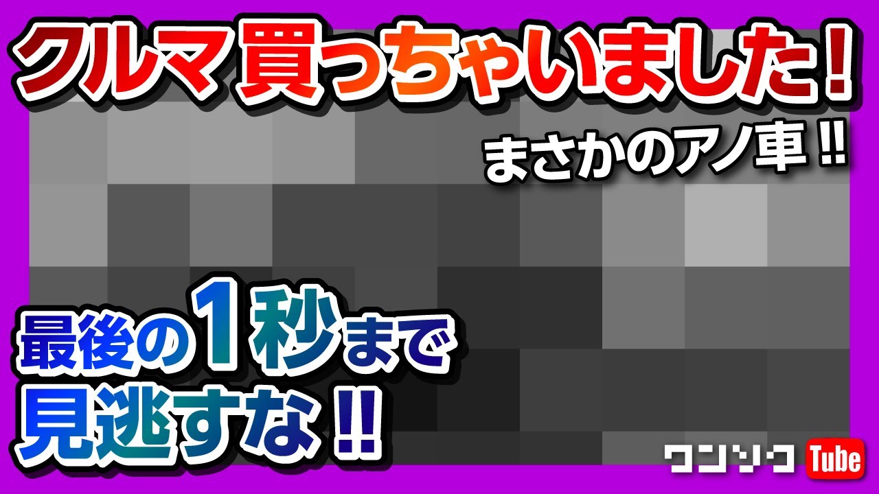 買ったクルマはまさかの…！】ワンソクまた車買ったってよ。最後の1秒