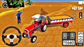Forage Plow Farming Harvester Simulator - RealFarm Tractor Driving Games - Android Gameplay screenshot 5