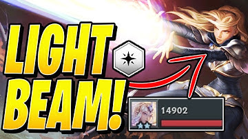 LIGHT BEAM! (100% PURE!) - Teamfight Tactics TFT Ranked Strategy Best Comps Guide Meta 10.2 SET 2
