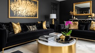 100 Black and Gold Living Room Ideas for a Luxurious Home: Achieve Timeless Elegance & a Luxe Look! 100 Black and Gold Living Room Ideas for a Luxurious Home: Achieve Timeless Elegance & a Luxe Look!