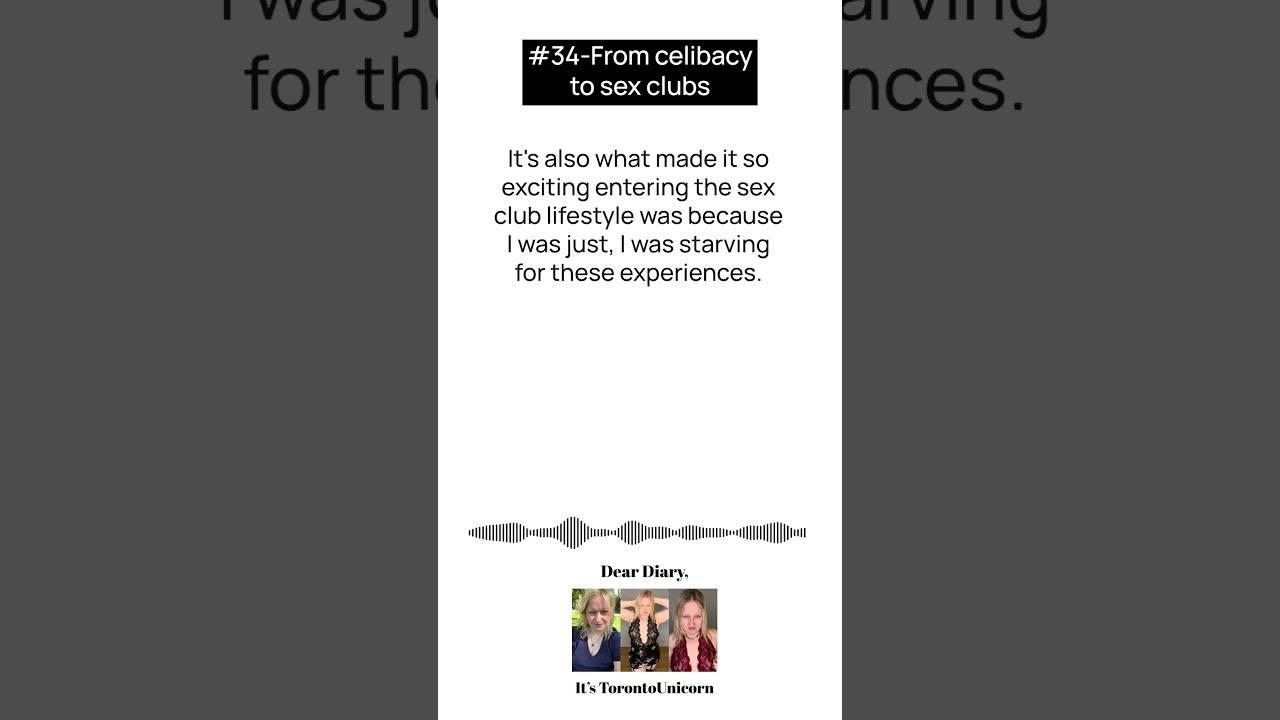 From celibacy to sex clubs - my personal reflections