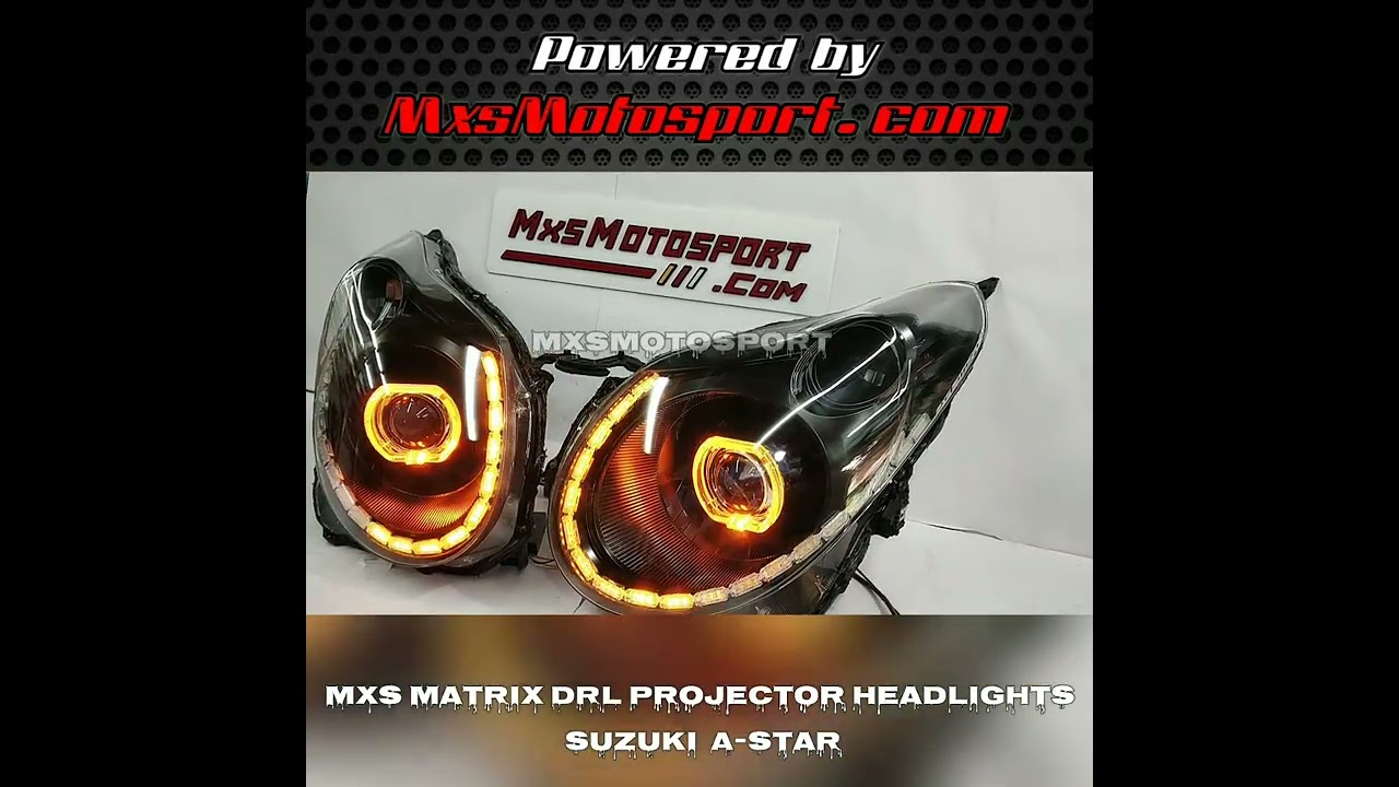 MXS 3216 Matrix DRL Projector Headlights Suzuki A-star by 