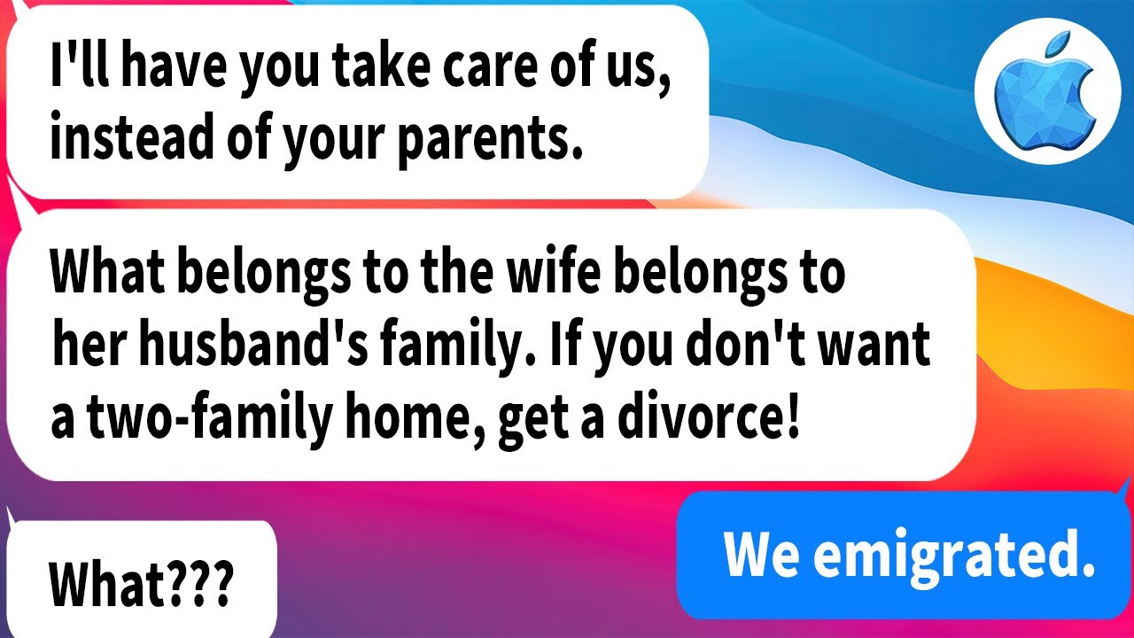 【Apple】Моя свекровь планировала снести дом, который я унаследовал, и построить свой собственный, ...