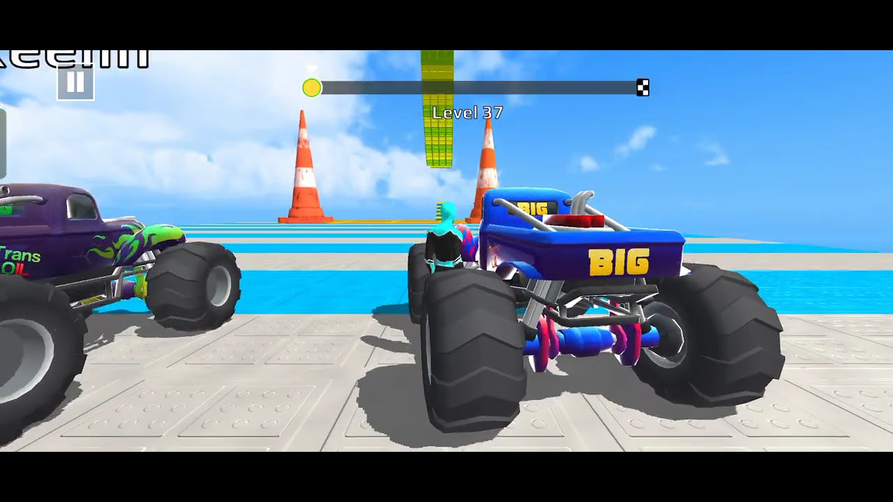 Monster Truck Stunt - GT Car Stunt Master Gameplay 😎