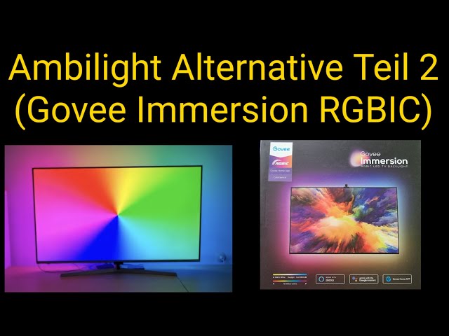 Ambilight-Alternative für euren Fernseher: Das leisten die Govee T1 und T2  Hintergrundbeleuchtung