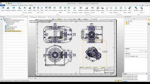 Thiết lập hướng chiếu trên phần mềm ZW3D