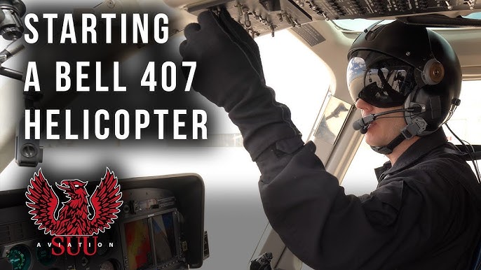 How to Startup & Take Off a Bell 407 Helicopter - YouTube