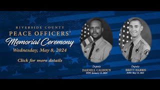 Riverside County Peace Officers' Memorial Ceremony 2024