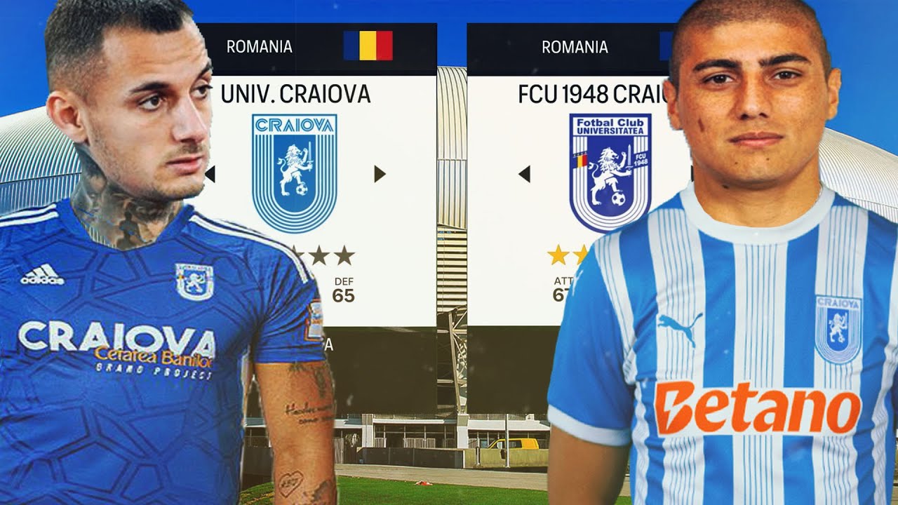 TRANSFER TOT LOTUL UNIVERSITATII CRAIOVA LA FC U SI INVERS // EXPERIMENT❗