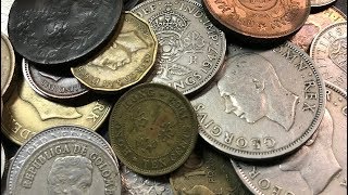 OLD & RARE Coins World Coin Half Pound Grab Bag Search - Bag #10