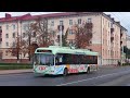 Бобруйск.Поездка в троллейбусе БКМ-32102,борт.137,марш.1 (05.01.2021)
