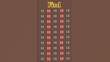 find the odd number 🤔#shortsfeed #iqtes #youtubeshorts #ytshorts #iqtest #viralvideo #shortvideos